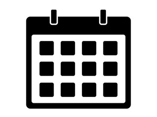 スケジュール管理用のカレンダーのアイコン