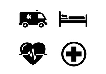 vector set of medical icons