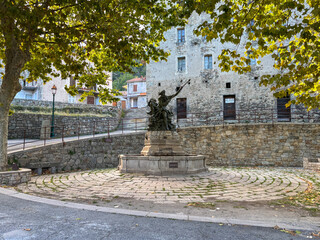 La fontaine de Neptune, Ghisoni, Corse, France © William Vallée
