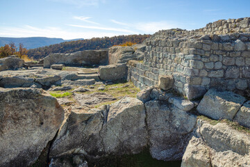 Ruins of Ancient thracian city of Perperikon, Bulgaria