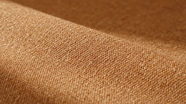 Brown Textured Woven Fabric Material Detail Background