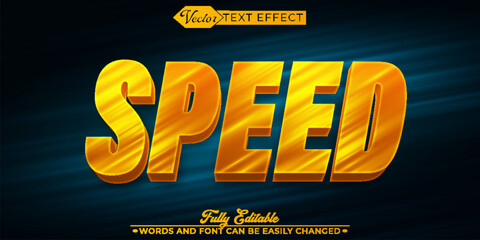  Speed Motion Fast Racing Vector Fully Editable Smart Object Text Effect © Anka Design