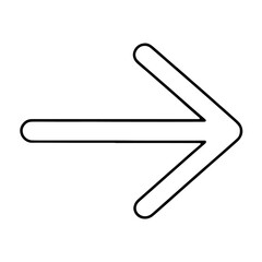 Obraz premium PNG Minimalist black arrow icon