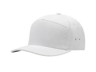 White baseball cap mockup  isolated on transparent background
