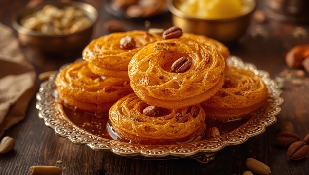 Paneer Jalebi, also referred to as Chhena Jalebi or Zulbia, is an Indian dessert