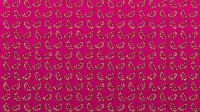 seamless pattern with watermelons