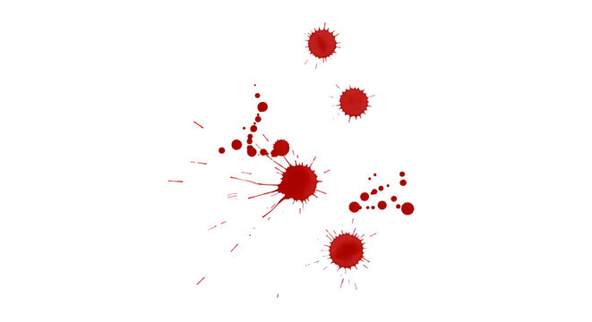 Red blood cells isolated on transparent background png