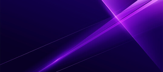 Fototapeta premium Abstract Purple Neon Lines Technology Background Vector
