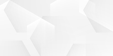 Fototapeta premium Abstract white 3d banner design background