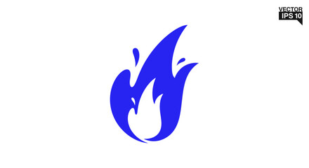 Obraz premium Abstract blue swirling shapes forming a dynamic logo design.