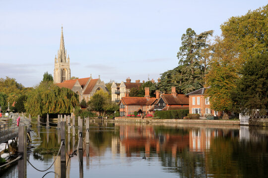 All Saints Church & Marlow Weir