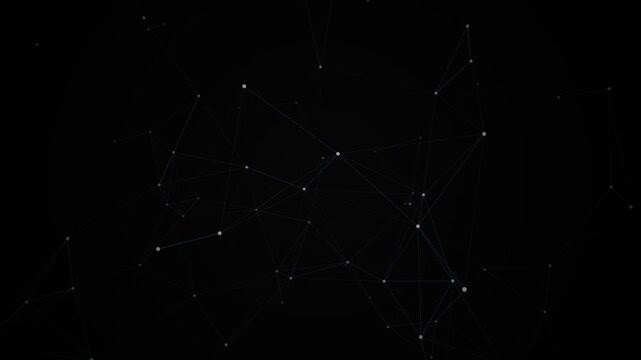 Minimalism Style Illustration of Stars in a Black Sky, Front View Diagram