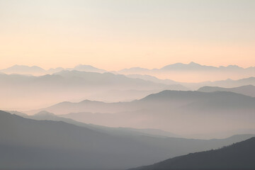Minimal Foggy Mountain Layers