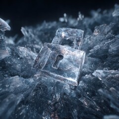 Frozen Lock: Security and Protection in a Cold, Ice-Covered Landscape