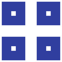 Obraz premium Flat Colored QR Code Icon for Digital Identification System