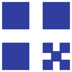 Obraz premium Flat Colored QR Code Icon for Digital Identification System