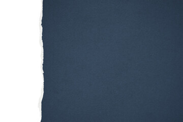 Obraz premium Deep blue png border, torn paper design, transparent background