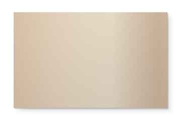 Fototapeta premium Png gold business card mockup on transparent background