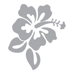 Stylized Hibiscus Icon