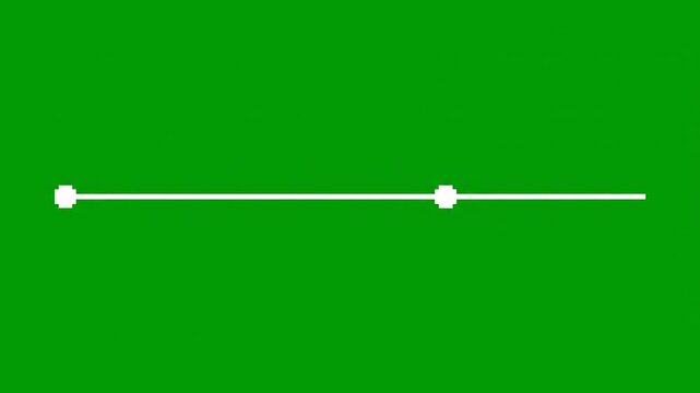 Pixel art slider progress bar on green background