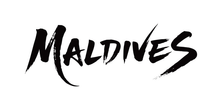 MALDIVES Handwriting

