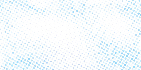 Light blue vector modern geometrical circle abstract background. Geometric pattern template in halftone style with gradient.