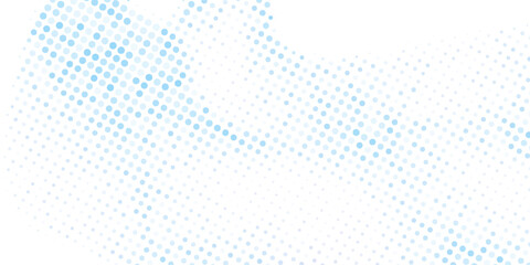 Light blue vector modern geometrical circle abstract background. Geometric pattern template in halftone style with gradient.