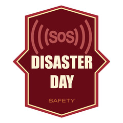 Disaster Day sticker
