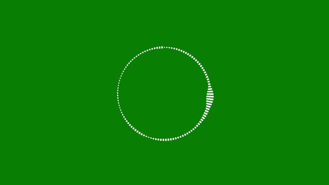 Abstract audio waveform animation on green background with clean digital sound waves, modern music visualizer loop for podcasts, DJs, streaming overlays, and motion graphics