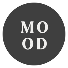 PNG mood IG story cover template, transparent background