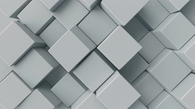 Abstract Cube Grid Motion Background for Video.