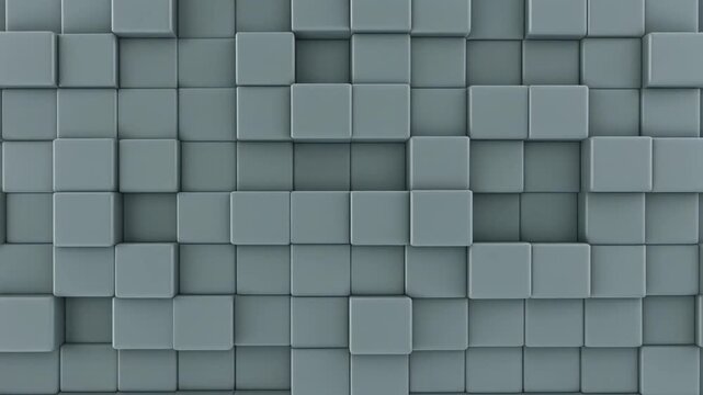 Abstract Geometric Tile Cube Grid Background Video.