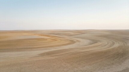 Fototapeta premium “Minimal Natural Ground Texture with Copy Space in Soft Light”