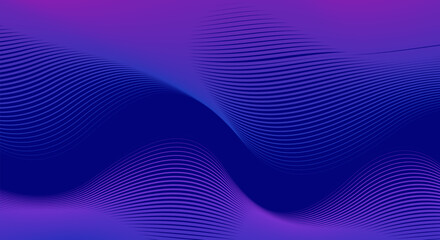 Abstract Blue Purple Wave Line Background Modern Design © Masden
