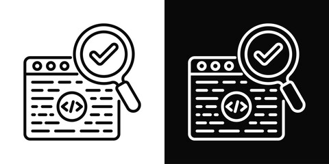 Linting Icon White And Black Background Style © Mia