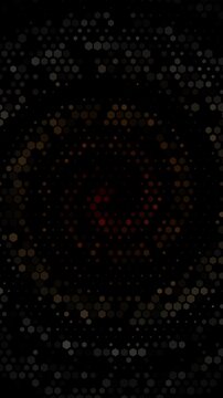 Hexagon spiral abstract digital futuristic geometric pattern motion grid glow suitable for tech presentations, modern backgrounds, digital art projects, and screen displays.
