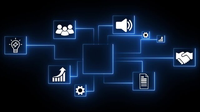 AI agent- businessman working with virtual reality at office. AI Agents, Headlines Fast Scree international communication network concept. Multinational people community..