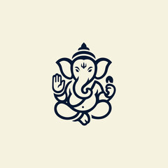 Ganesha God Logo