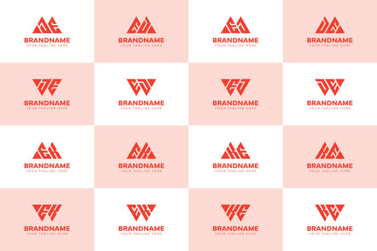 Letters MJE WJE MKE WKE JE KE, suitable for any business