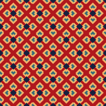 ethnic seamless pattern with aztec ornament. vector illustration.