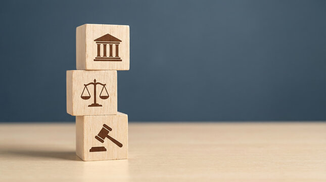 Employment labor law concept justice symbol