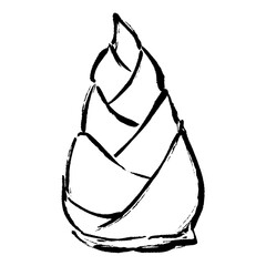 筍の手描きイラスト素材