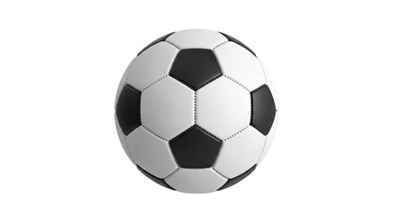 Fototapeta premium Classic Black and White Soccer Ball