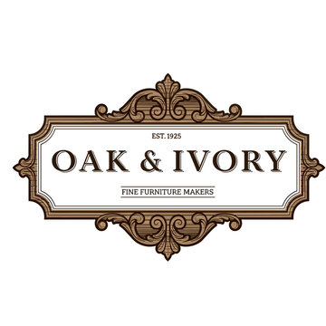 Elegant Vintage Inspired Logo for a Furniture Maker Brand