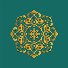 Ramadan kareem islamic calligraphy mosque silhouette mandala ornament vector design
