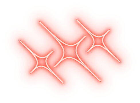 Y2K Element in Neon Style Illustration