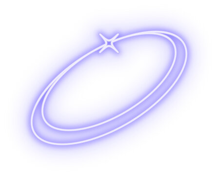 Y2K Element in Neon Style Illustration