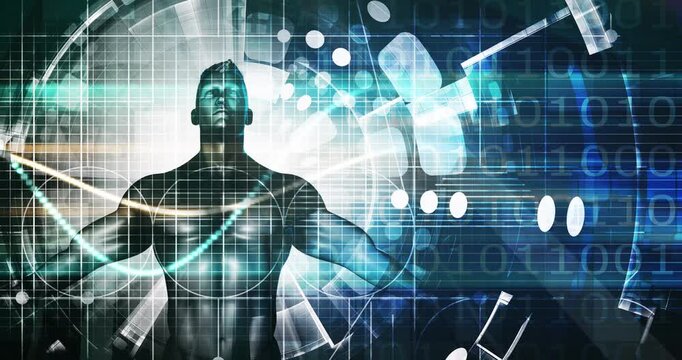 Genetic Engineering Innovation Concept Advancing Biotechnology Development