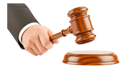 Court Justice Decision Concept With Judge Gavel And Hand