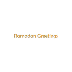 Ramadan Greetings Gold 3D Inflatable Balloon Text Effect | 3D Render Illustration of Shiny Golden Islamic Greeting Lettering on Black Background for Ramadan Celebration, Banner and Greeting Card